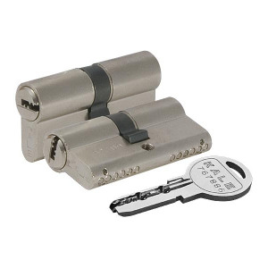 Цилиндровый механизм Kale kilit (Кале килит) 164 SN/80 (30+10+40) mm никель 5 кл.