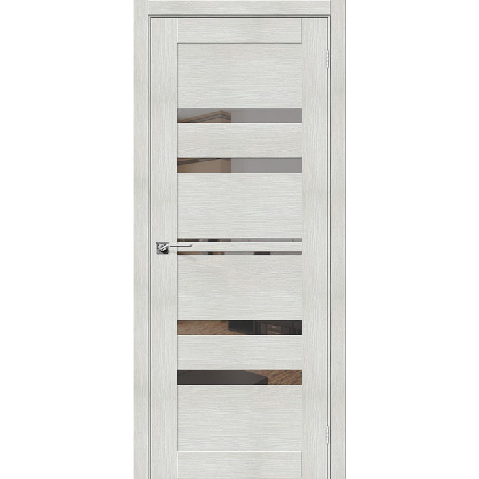 Межкомнатная дверь Порта-30 Bianco Veralinga Mirox Grey