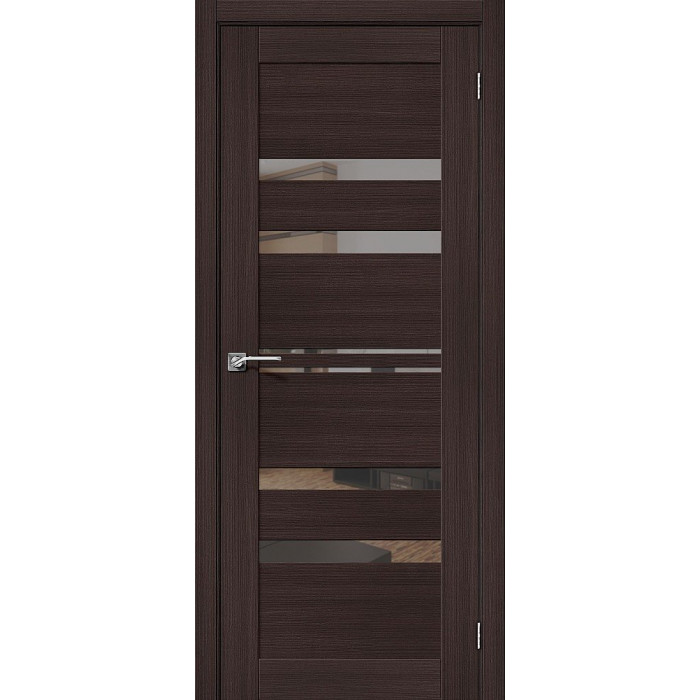 Межкомнатная дверь Порта-30 Wenge Veralinga Mirox Grey