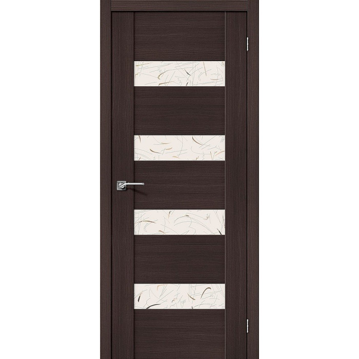 Межкомнатная дверь VM4 Wenge Veralinga Silver Art